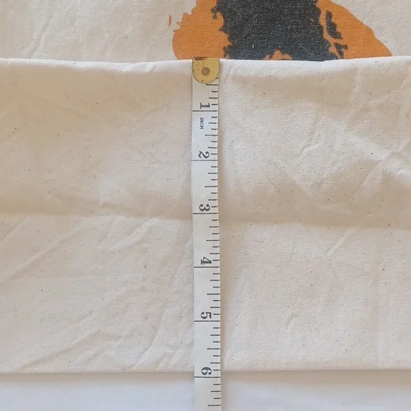 3/$25 Pet Food Express Canvas Tote Bag Cat & Dog Image, Off White Blue Orange - Picture 11 of 14